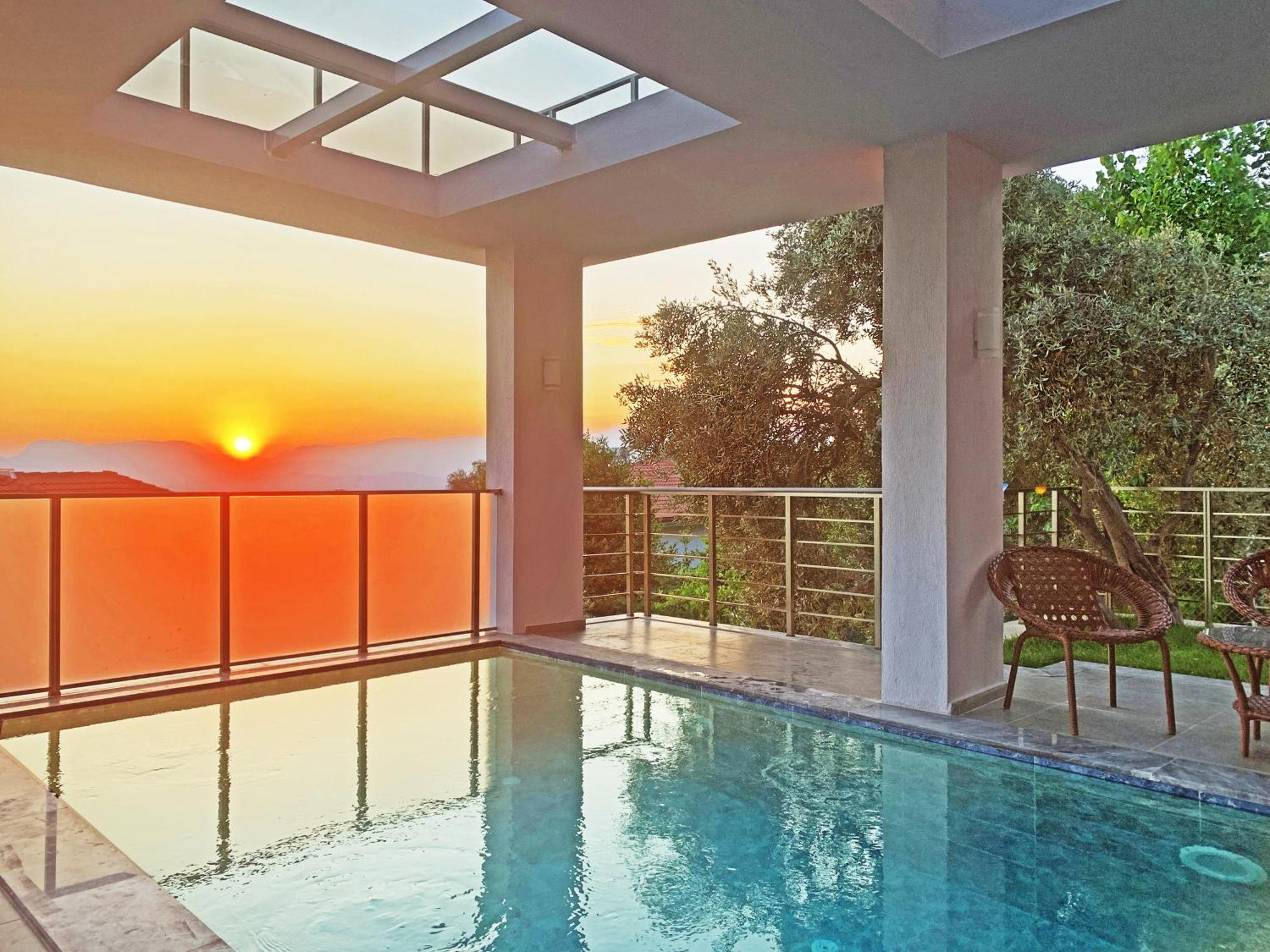 Villa With A Private Heated Pool, Jacuzzi, Overlooking Spectacular Views Of The Sea Каш Екстериор снимка